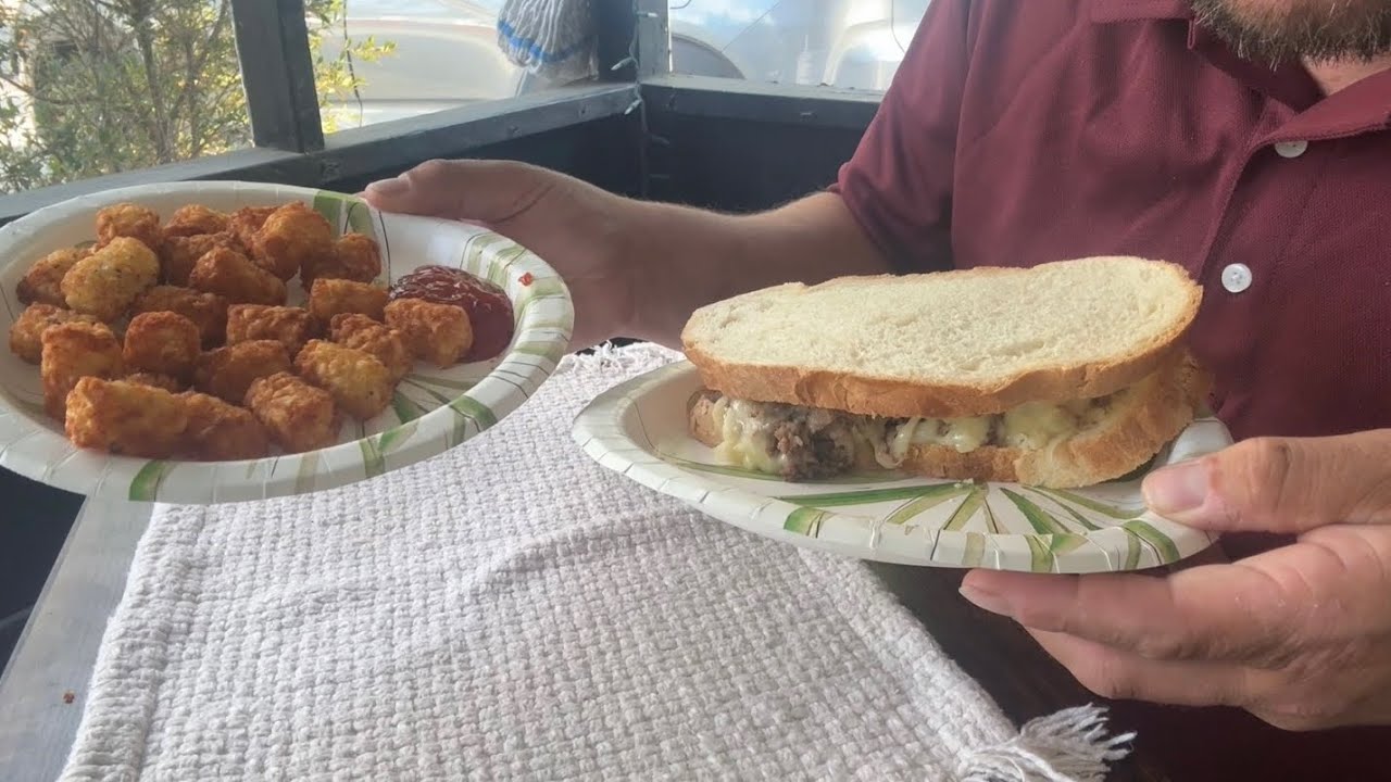 Delicious steak and cheese on Portuguese bread. Great trip let’s talk. ￼