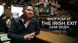 How The Irish Exit Uses Modern Bar Signage To Turn Penn Station Passersby Into Patrons.