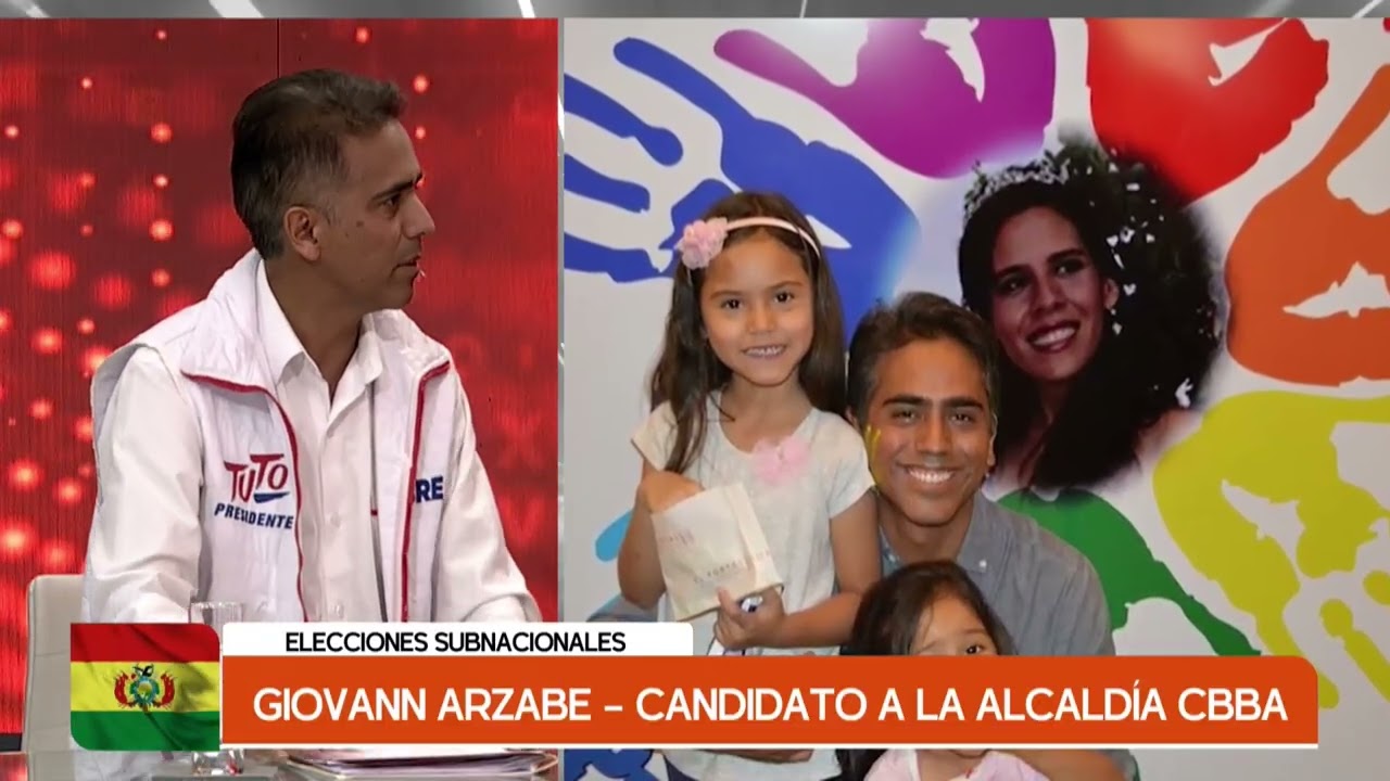 Conoce a Giovan Arzabe candidato a la Alcaldía de CBBA