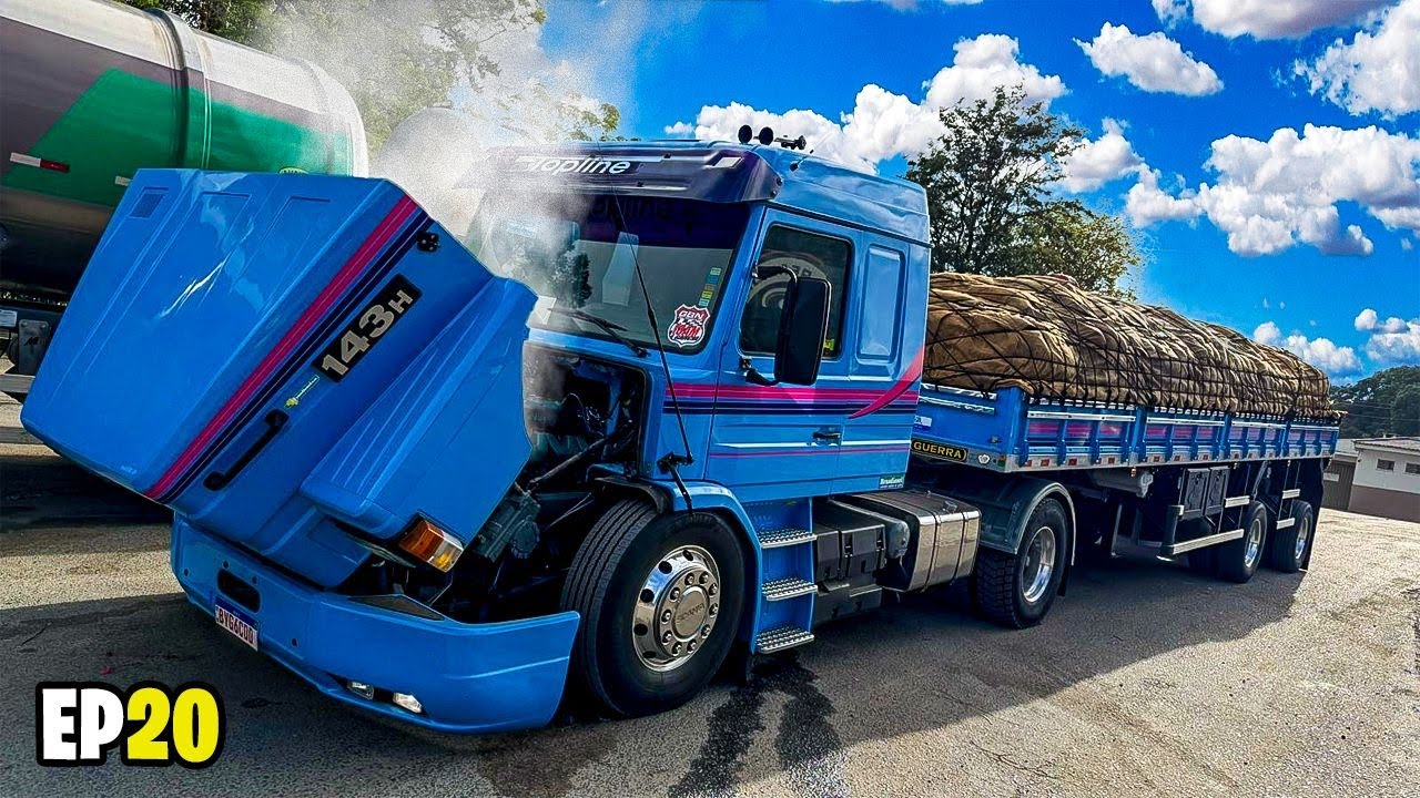 PROBLEMAS NO V8 CARREGADO 😰 PARADO NA ESTRADA EP20