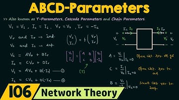 ABCD-parameters (of) transmissieparameters