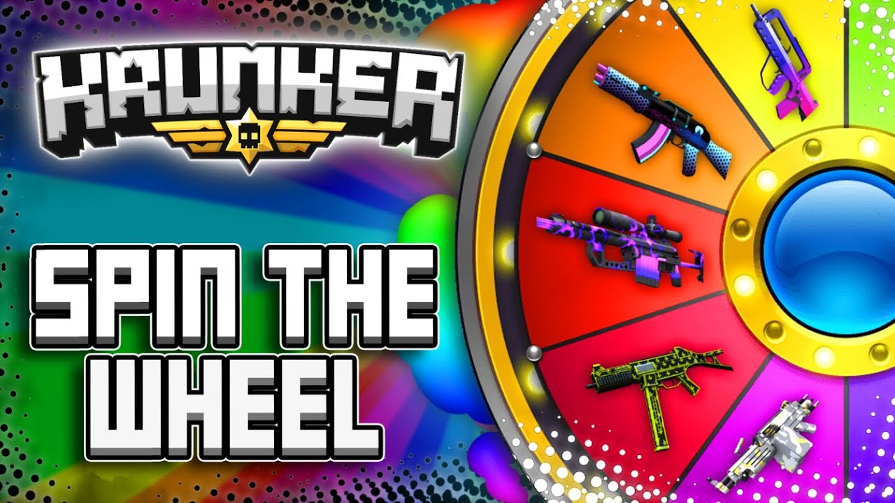 SPIN THE WHEEL = GUN IN KRUNKER (Challenge) YouTube