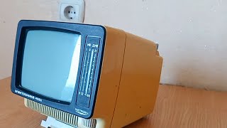 Old TV Electronics 409D 1991year Старий телевізор Електроніка 409D