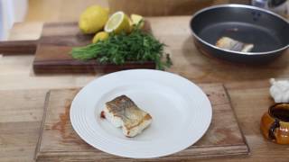 Pan Roasted Hake and Black Butter Sauce