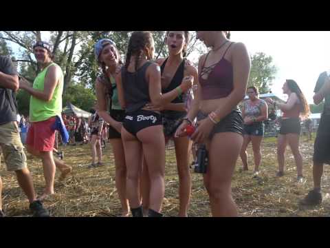 Girls of Dancefestopia 2016 | Rave booty in 4K
