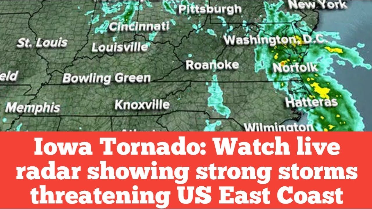 BREAKING NeWS!!Iowa Tornado Watch live radar showing strong storms