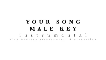 YOUR SONG (MALE KEY) - BOSSA NOVA STYLE - INSTRUMENTAL KARAOKE BACKING TRACK