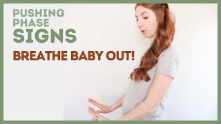 HOW to BREATHE and PUSH during LABOR
