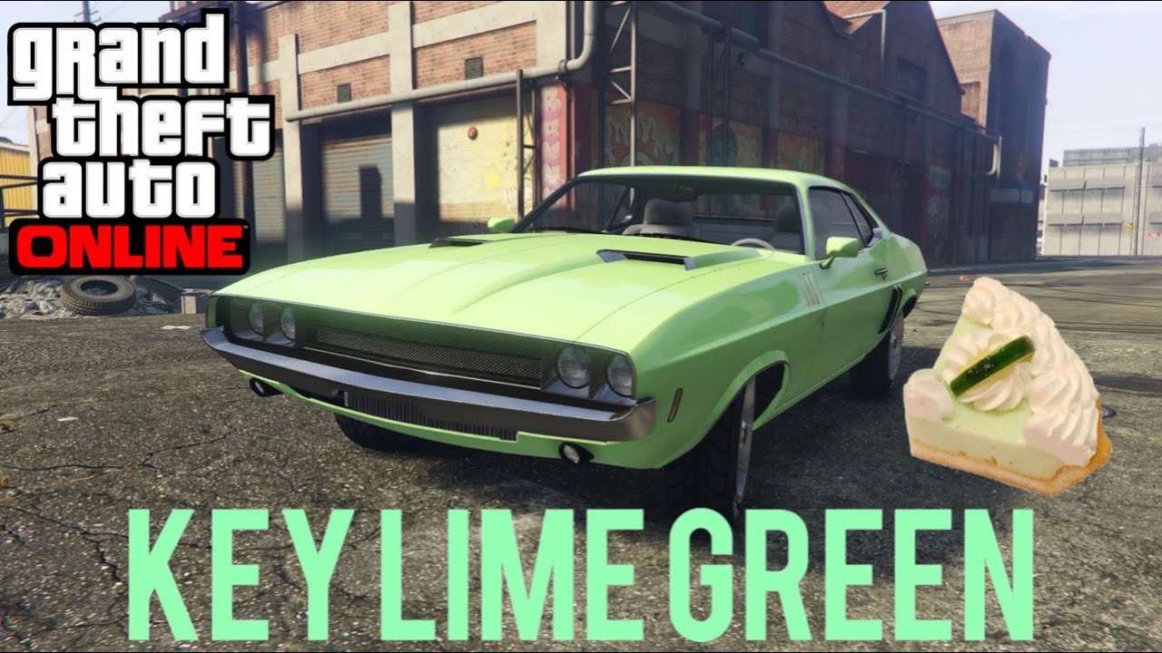 GTA 5 Key Lime Green Crew Color YouTube GTA 5 Key Lime Green Crew Color YouTube