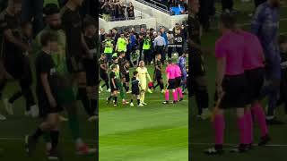 Ryan Ritter Soccer Game Walkout