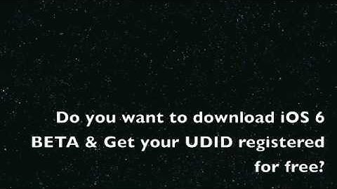 Download iOS 6 Free & UDID Registration Free (Non-Developer)