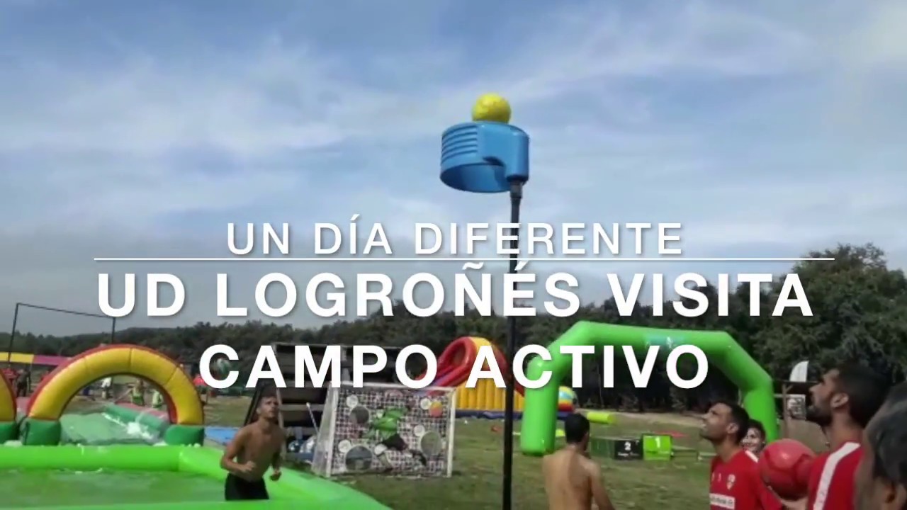 La plantilla de la UD Logroñés visita Campo Activo