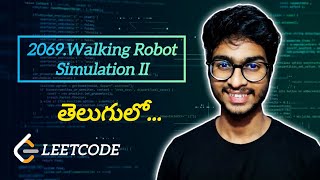 2069.Walking Robot Simulation II | Leetcode Daily | Solved | #telugu #leetcode #coding #dsa #python