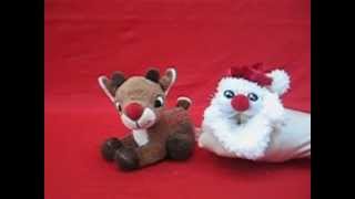 DanDee Mini Plush Singing Rudolph