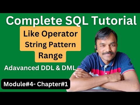 like operator in sql | string pattern in sql Full SQL Course | step by step