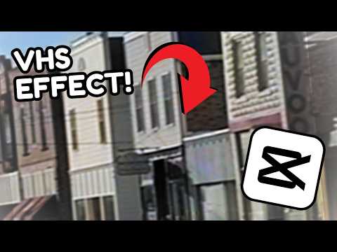 How to do a VHS Effect in CapCut for FREE!