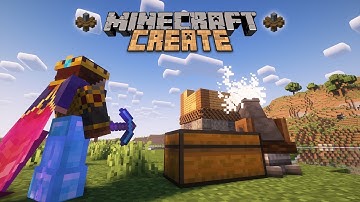Using the Minecraft Create Mod Schematicannon!