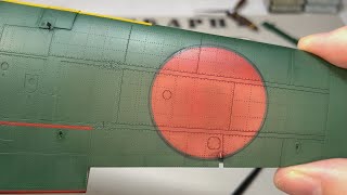 TAMIYA 1/32 Zero Fighter type 52 - Part 7 Painting [END]