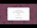The Young Foreigner - excerpt #2