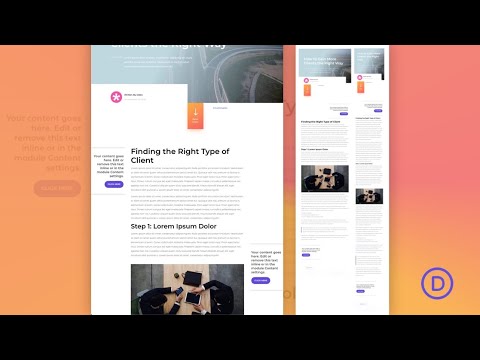 How to Add Sticky Sidebar CTAs to a Blog Post Template in Divi
