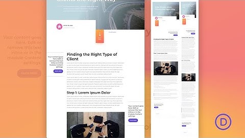 How to Add Sticky Sidebar CTAs to a Blog Post Template in Divi