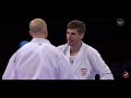 Male kumite 75 Timothy Peterson (Ned) vs Enes Garibovich (Cro) Bronze match