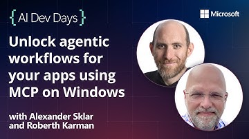 Unlock agentic workflows for your apps using MCP on Windows