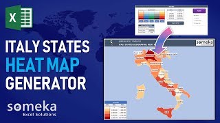 Italy Heat Map Generator | Automatically Colored Italy Regions screenshot 3