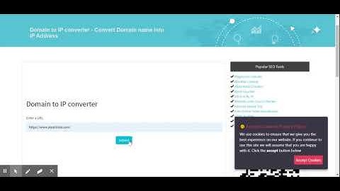 Domain to IP converter - Convert Domain name into IP Address | Crazy Web Services A to Z SEO Tools