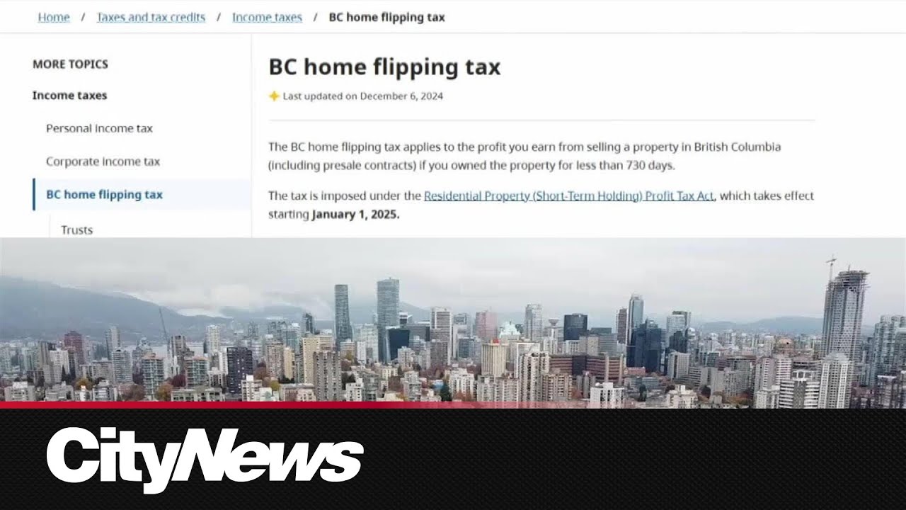 BC Home Flipping Tax in Effect