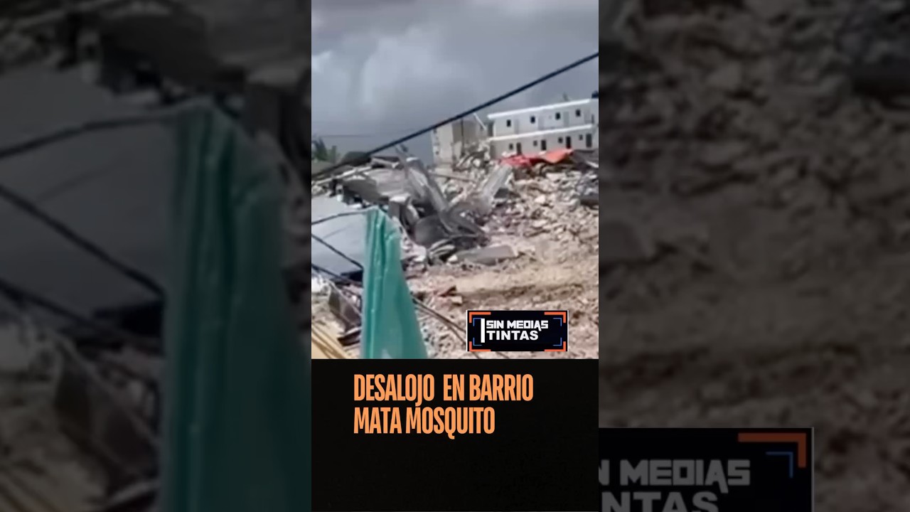 ¡Fuerte desalojo sacude Mata Mosquito en Friusa!