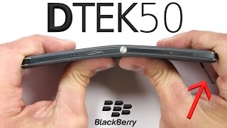 DTEK50 BlackBerry - Durability Test - Scratch burn and BEND tested screenshot 3