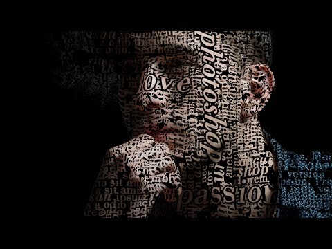 Photoshop Tutorial | Text Portrait Poster Design