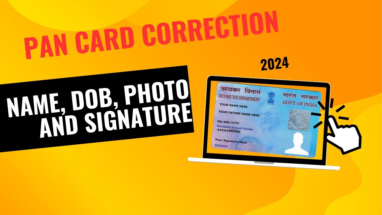 Pan Card DOB Correction Online 2024 | How to make Date of Birth ...