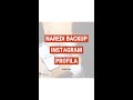 Naredi backup Instagram profila