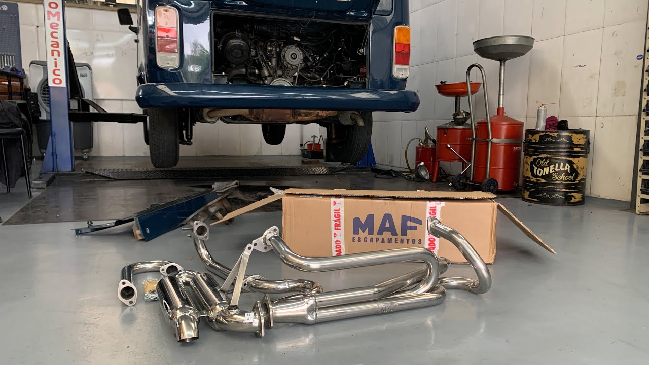 Tonella - Troca do escapamento da Kombi Clipper