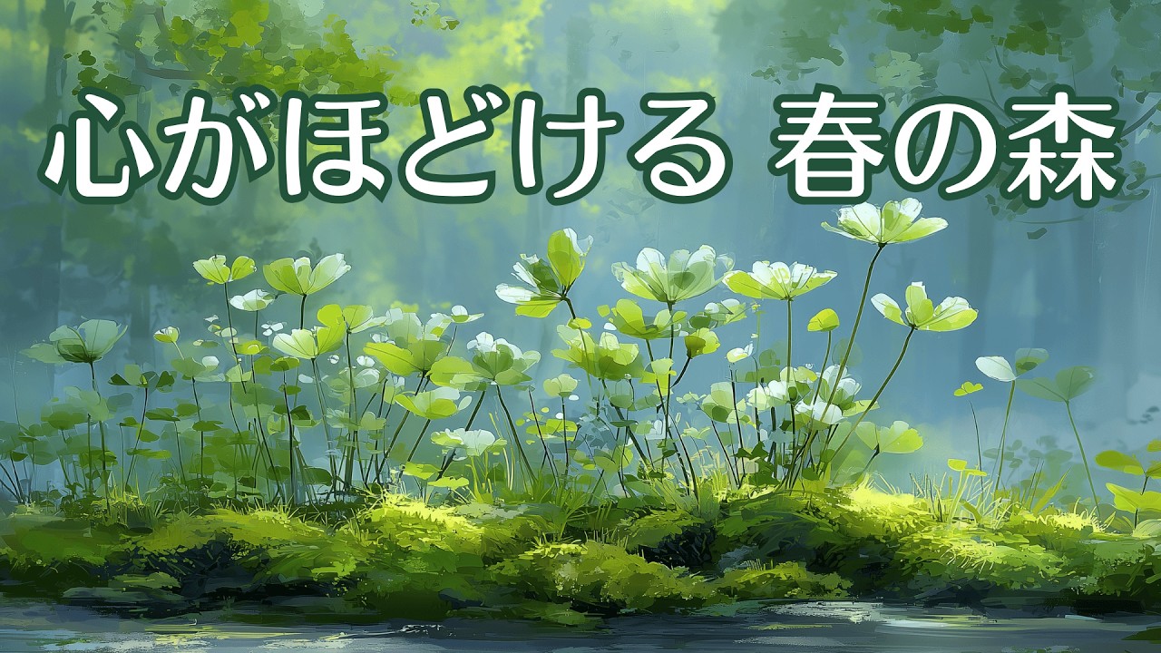 1/fゆらぎ】森の癒し音楽 疲れた心と体をほぐす静かなひととき