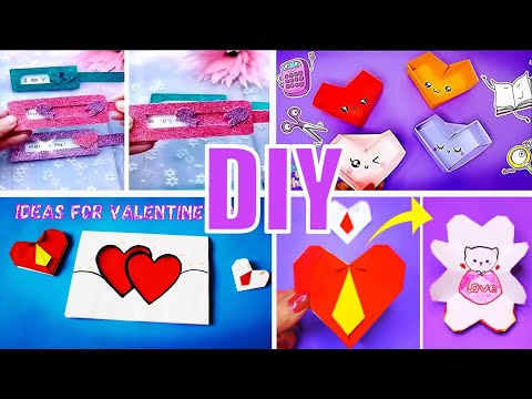 5 идей поделок на день Святого Валентина Поделки из бумаги на 14 февраля origami for valentine\'s day