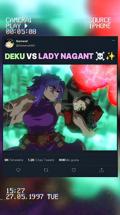 DEKU vs LADY NAGANT ☠️🫣 | #myheroacademia #edit #amv #mha #anime