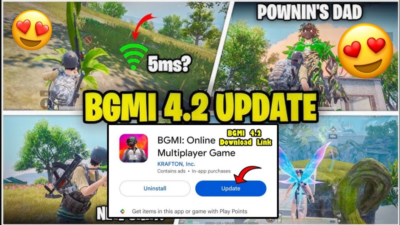 FINALLY Bgmi 4.2 Update Download Bgmi Update Available on Play