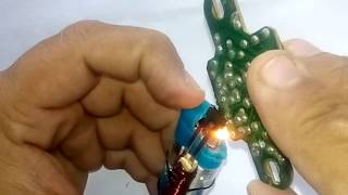 How to make a soldering iron machine from cigarette lighter.