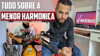 Escala Menor Harmônica - Entenda sua origem e aplicação básica. #MenorHarmônica #AuladeGuitarra