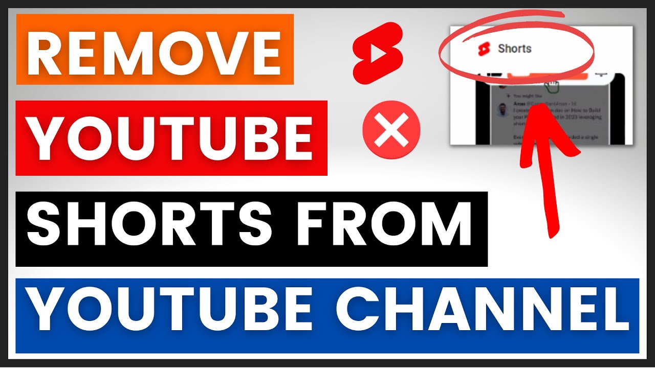 How To Remove  Shorts From Your  Channel Home Page? [in 2023]  