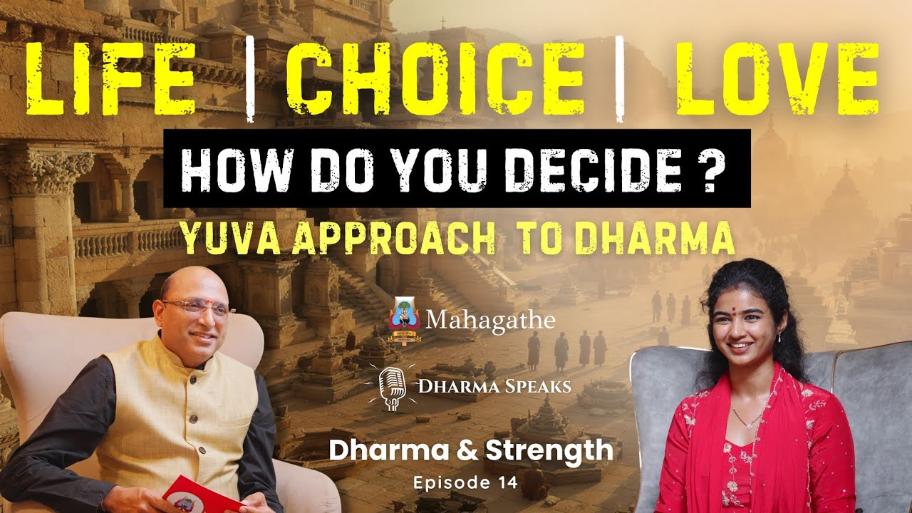 Life, Choices and Love - Listen to ⁨@akshhatha⁩ explaining the Yuva Approach to Dharma