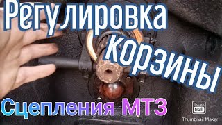 Регулировка корзины сцепления МТЗ