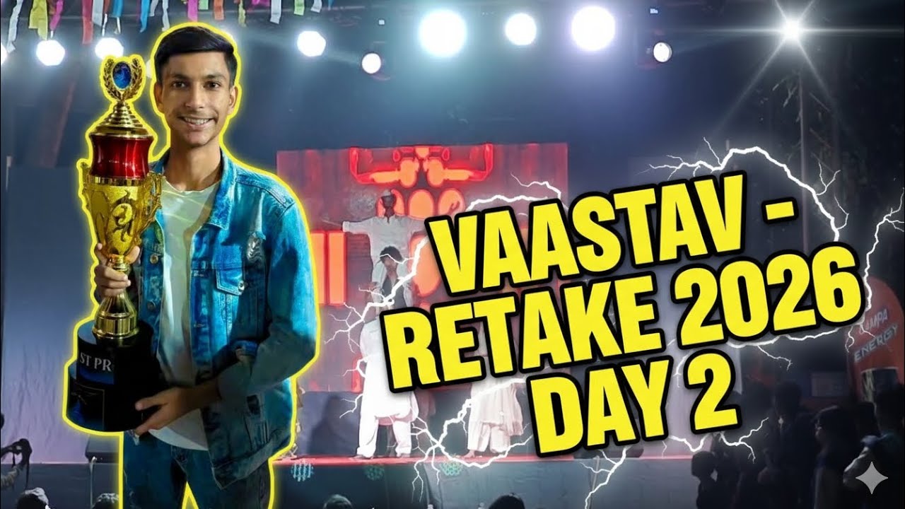 VAASTAV's Comeback? 🚀 Retake 2026 Day 2 Vlog at L.S. Raheja