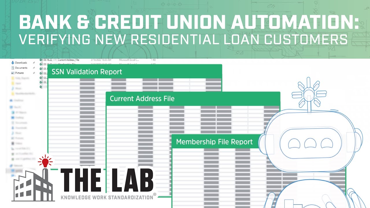 Loan Application Automated Applicant Verification/OFAC Check Using AI & RPA for Banks/Credit Unions