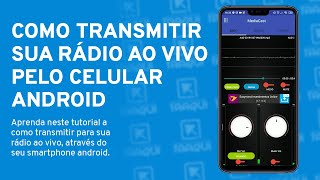 Como transmitir sua rádio AO VIVO pelo celular android screenshot 1