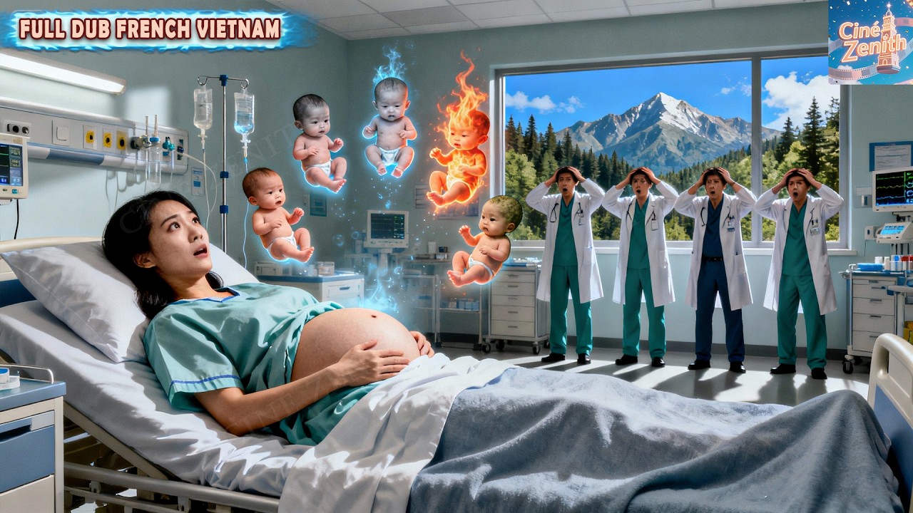 Fille enceinte en danger, 5 petits esprits se réincarnent en enfants et la sauvent.