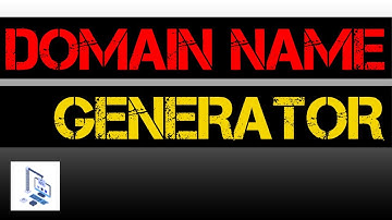 DOMAIN NAME GENERATOR | How to build a website